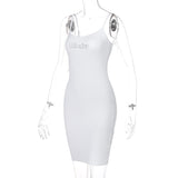 Women Dresses Sexy Suspenders Dress Spring Summer Slim-Fit