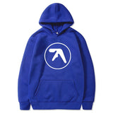 Aphex Twin Clothing  Aphex Twin Logo Printed Hoodie Sweatshirt Pullover Men Women