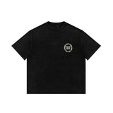 Men T Shirt City Boy Casual Letter Print Short-Sleeve T-shirt Men