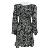 Women Dress Puff Sleeve Floral Dress