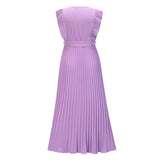 Women Date Dress Chiffon Dress Slim Fit Dress