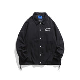Unisex Jacket Overalls Men's and Women's Loose Lapels Coach Jacket