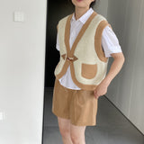 Women Cardigan Sweater Retro Baggy Coat 2t3216