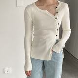 Women Cardigan Sweater V-neck Long Sleeve Cardigan Top 8t8318