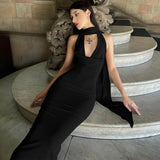 Women Dresses Summer Sexy Backless Slim Fit Dress