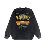 Amiri Long-Sleeve Shirt Coconut Tree Printing Personality Trend
