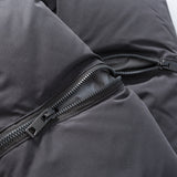 Unisex Winter Cotton Coat Stand-up Collar down Jacket Retro Loose down Jacket