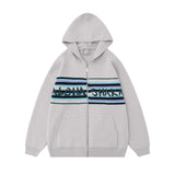 Unisex Jacket Autumn Jacquard Cardigan Zipper Sweater