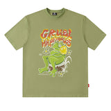 Men T Shirt Hip Hop Oversize Printed Couple Short Sleeve T-shirt