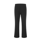 Men Sweatpants Inner Slit Slightly Pull Draping Effect Suit Pants