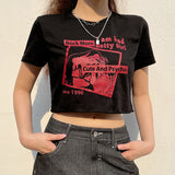 Women T-shirt Summer Short Midriff-Baring Top Casual Short-Sleeved T-shirt