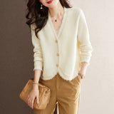 Women Knitwear Autumn Tassel Sweater Loose Knitted Cardigan