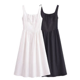 Women Dresses Summer Sleeveless Long Dress (Xds0414)