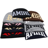 Amiri Hat Versatile Knitted Hat Fashion Wool Hat Doudou Cold Hat