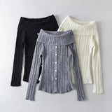 Women Sweater Knitwear Autumn Winter Coat Cashmere-like Sweater