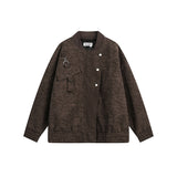 Unisex Jacket Autumn Vintage Pu Jacket