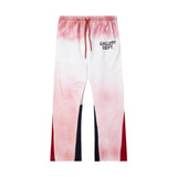 Gallery Dept Sweatpants Tie-dye Splash Ink Graffiti Alphabet Print Casual Sweatpants Trousers