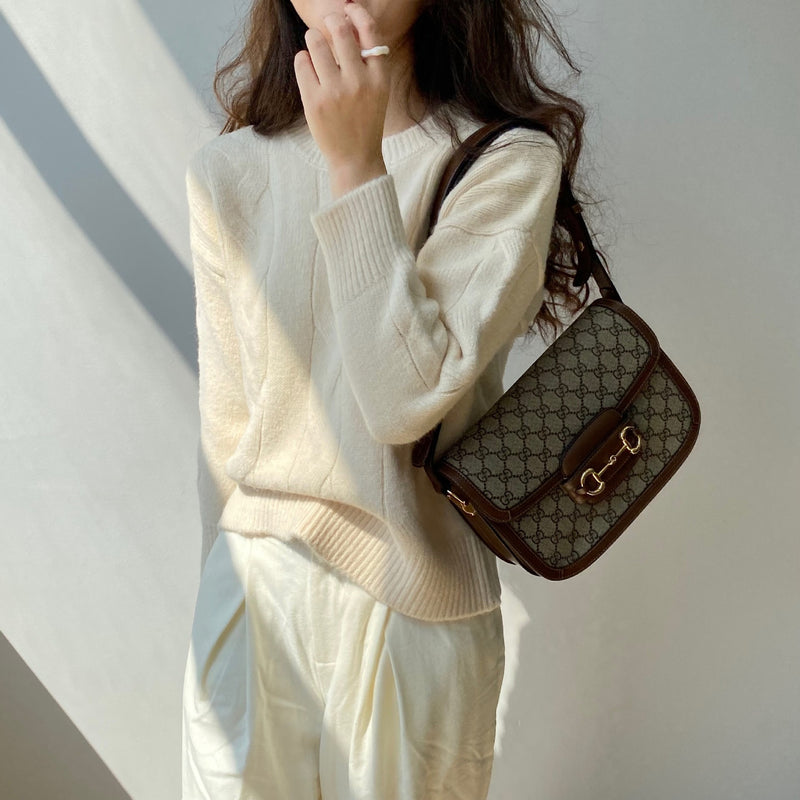 Women Winter Knitted Sweater Autumn and Winter Sweater Women's 8t3029