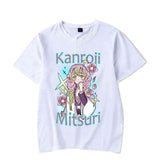 2024New Anime Kanroji Mitsuri Print T-shirt Women Summer