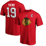 NHL T-Shirts NHL Blackhawk Ice Hockey Suit T-Shirt Sports Loose T-Shirt Short Sleeve