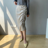 Women Knitted Skirt Sexy Retro