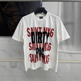 Mens T-shirts Saint Mxxxxxx MX6 Saint 25SS Printed Vintage Short Sleeve T-Shirt