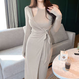Women Dresses Hollow Dress Hip Skirt