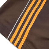 Women Long Skirt Reflective Striped Midi Skirt Split Casual Skirt