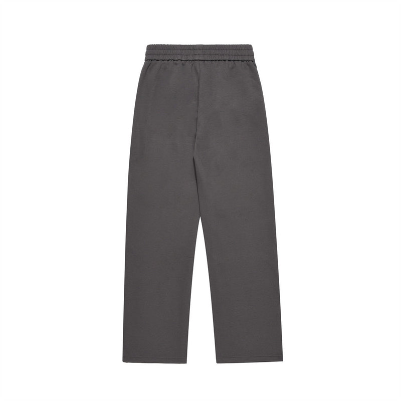 Men Sweatpants Simple Style Solid Color Leisure Men Trousers Loose Track Pants