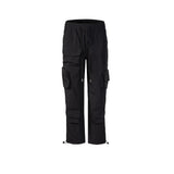 MIJKO Men's Vintage Pants MIJKO trousers men's and women's drawstring trousers slim-fitting casual overalls