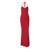 Women Dresses Spring Sexy Hollow Backless Dress