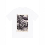 Mens T-shirts 21FW Christopher Wool 1995 Tee Flower Print Short Sleeve T-Shirt