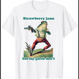Strawberry Jams But My Don't T-Shirt, Funny Strawberry Lover