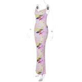 Women Dresses Summer Slim Fit Backless Sling Dress