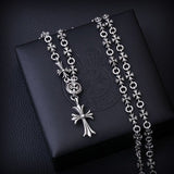 Chrome Hearts Necklace Men's and Women's Same Cross Necklace