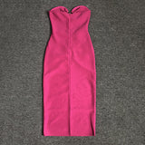 Women's Evening Dress Hollow-out Tight Bandage One-Piece Dress Banquet Dress