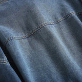 Women Jacket Loose Retro Leisure Washed-out Shirt Coat