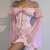 Women Dresses Chiffon Loose Dress Suit Skirt