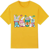 Easter Coffee Bunny Shirt Women Cute Easter Shirt Easter