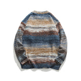 Unisex Sweater Winter Mixed Color Loose Sweater