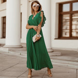 Women Date Dress Chiffon Dress Slim Fit Dress