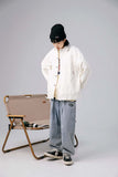 Unisex Jacket Fall Leather Tag Pocket Jacket Women's Clothing