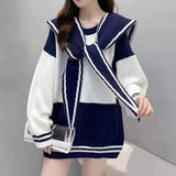 Women Knitwear Autumn Winter Retro Knitwear Sweater