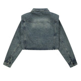 Women Jacket Short Denim Clothes Jacket Denim Jacket
