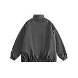 Unisex Jacket Vintage Double-Sided Men's Stand Collar Spring and Autumn Coat
