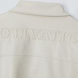 Women Jacket Leather Clothing with Stand Collar Coat Autumn Casual Loose Embroidered Button Biker's Leather Jacket