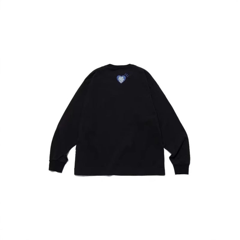 Mens T-shirts Vintage human made Mickey Rabbit Long Sleeve T-Shirt ins
