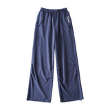 Women Sweatpants Straight Loose Tappered Casual Sweatpants Wide Leg Pants