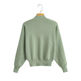 Women Sweater Knitwear Autumn and Winter Loose Knitted Cardigan Coat