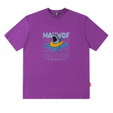 Men's T Shirt Retro Fun Printing Short-Sleeved T-shirt Men's and Women's Hiphop